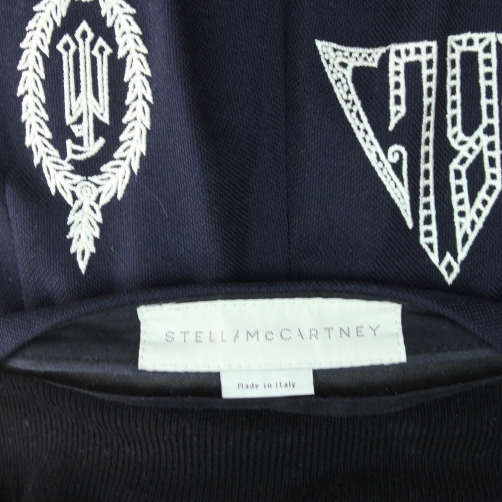 Stella McCartney Wool Monogram Embroidered Pants - Picture 7 of 8